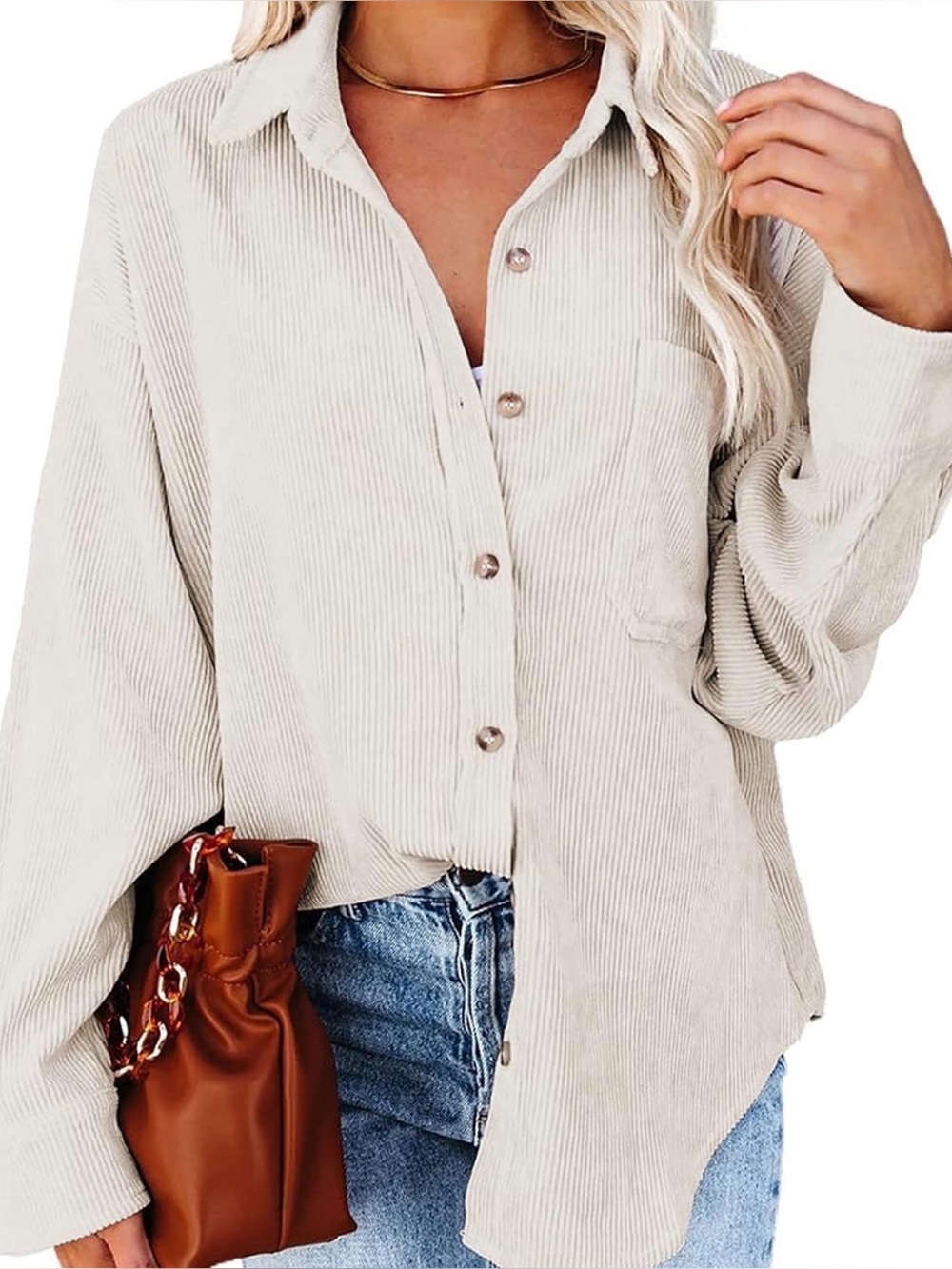 Amazon • Corduroy Button-Down Shirt